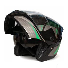 Casco de motocicleta abatible